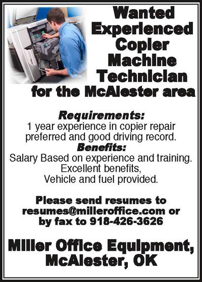 Mcalester News Capital Classifieds Employment Ribcrib Now