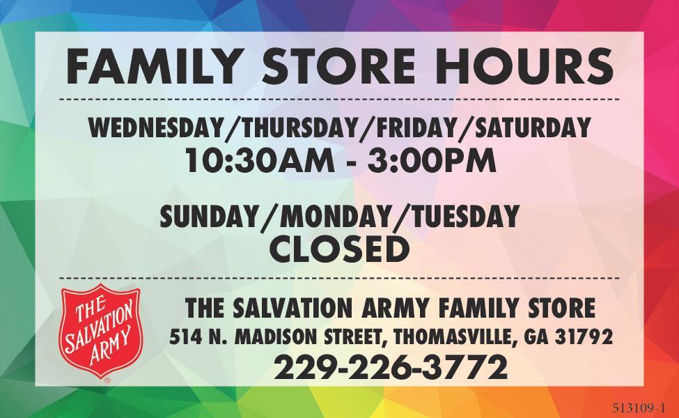 Thomasville Times Enterprise Newspaper Ads Classifieds Shopping Family Store Hours