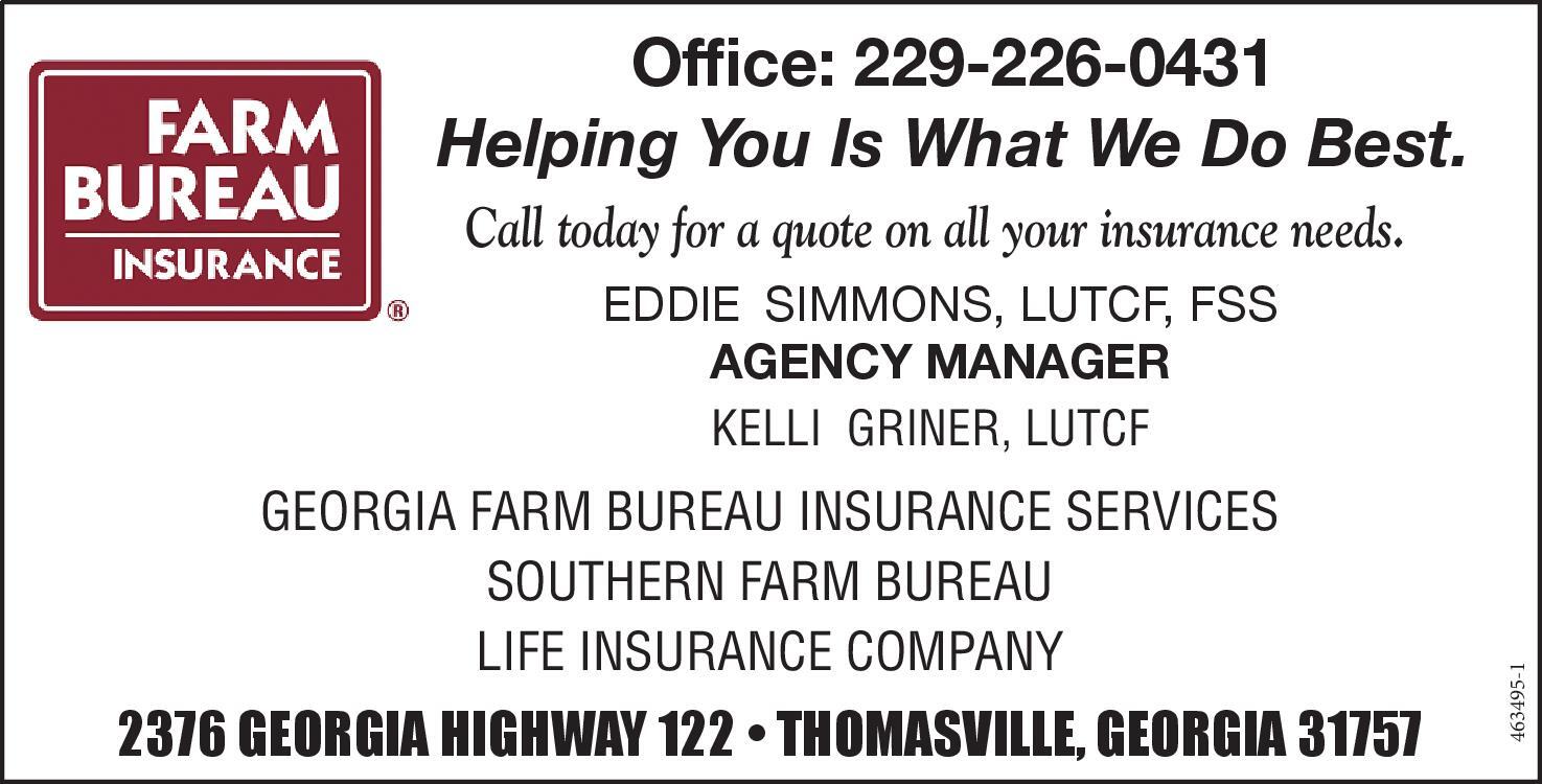 Thomasville Times Enterprise Newspaper Ads Classifieds Insurance Helping You Is What We Do Best