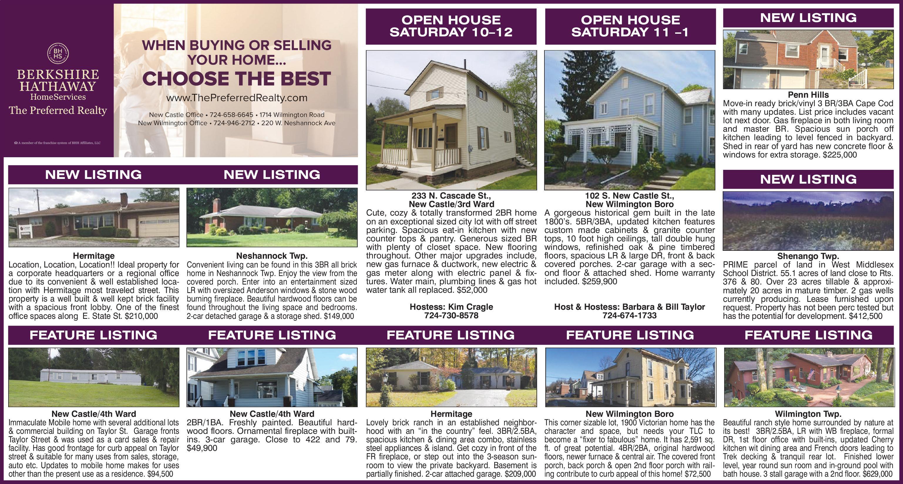 New Castle News Newspaper Ads Classifieds Real Estate For Sale New Listing