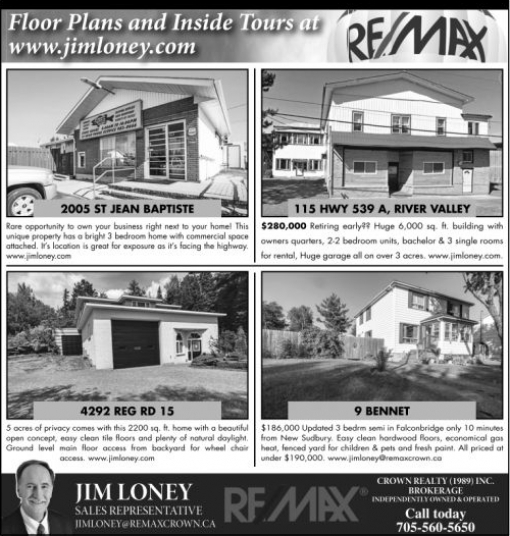 Sudbury Star Classifieds Real Estate Other Floor Plans And